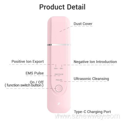 Inface Ultrasonic Cleansing Facial Skin Scrubber
